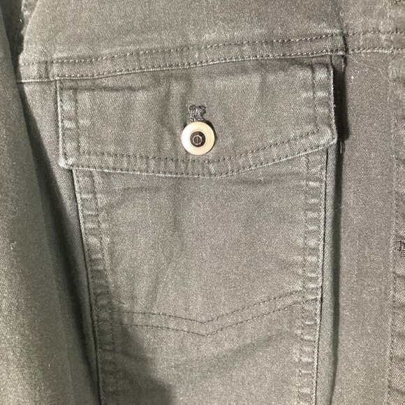 Womens D & Co Stretch Denim Jacket Black M A257142 - Picture 4 of 7
